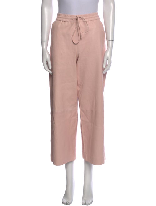 SPRWMN Lamb Leather Wide Leg Pants