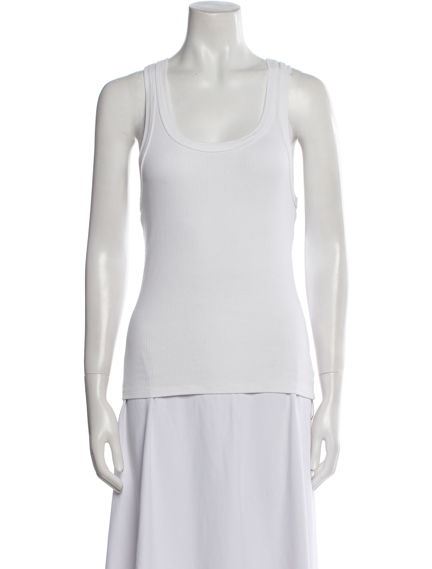 SPRWMN Scoop Neck Sleeveless Top
