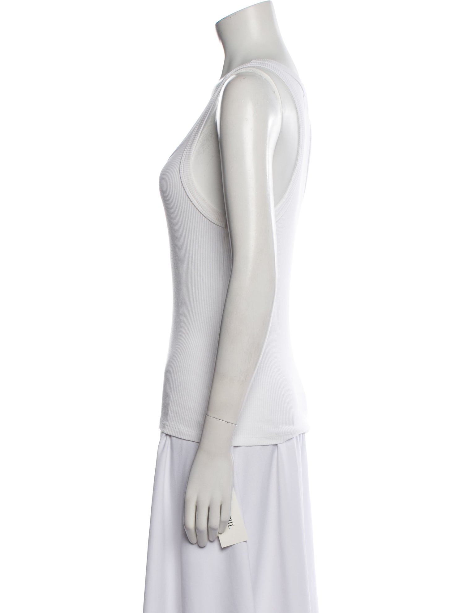 SPRWMN Scoop Neck Sleeveless Top