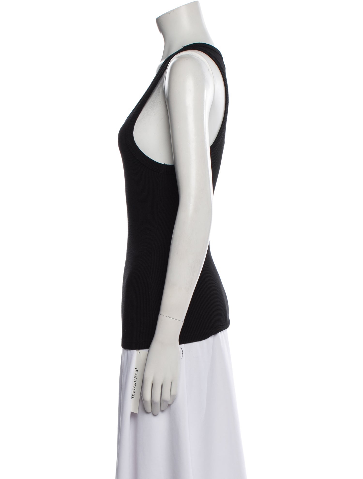 SPRWMN Scoop Neck Sleeveless Top