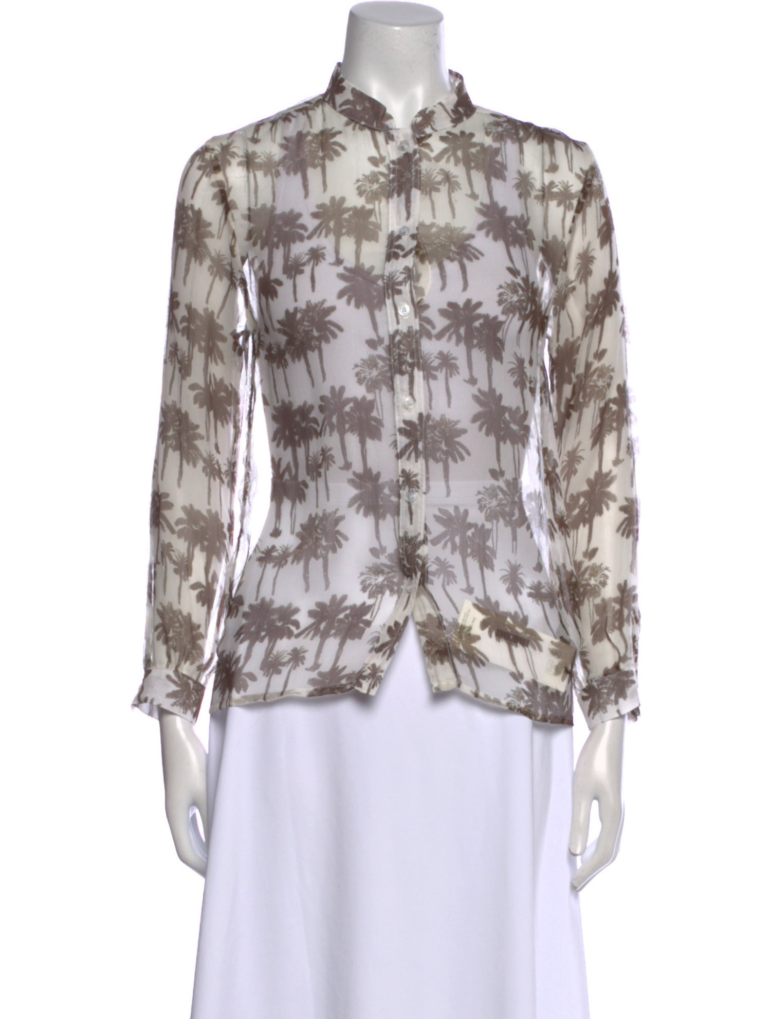 SPRWMN Silk Printed Blouse