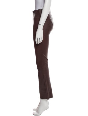 SPRWMN Leather Straight Leg Pants