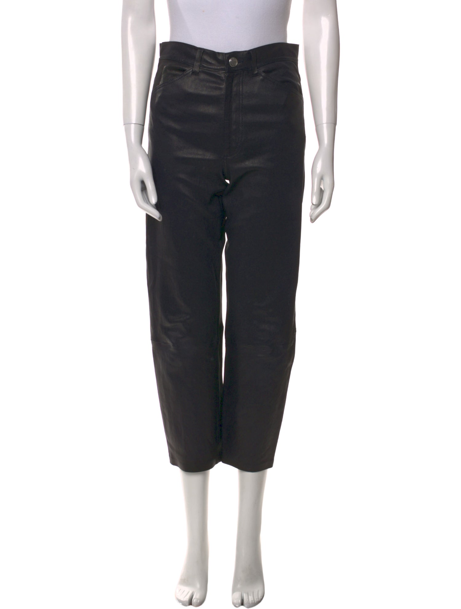 SPRWMN Leather Straight Leg Pants