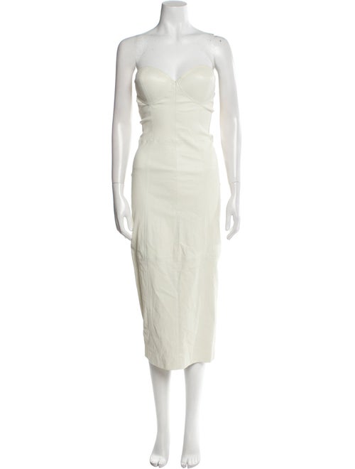 SPRWMN Strapless Midi Length Dress