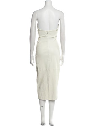 SPRWMN Strapless Midi Length Dress