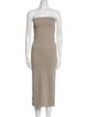 SPRWMN Strapless Midi Length Dress