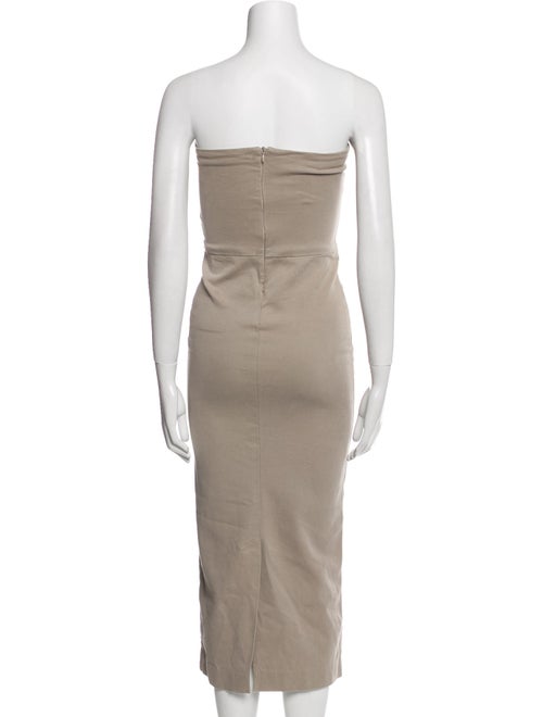 SPRWMN Strapless Midi Length Dress