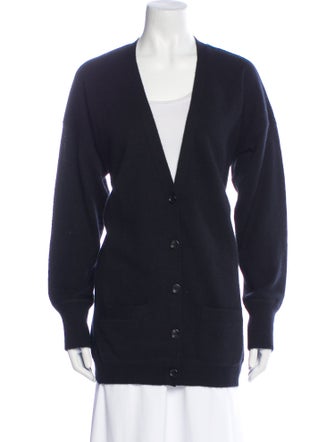 SPRWMN Cashmere Plunge Neckline Sweater