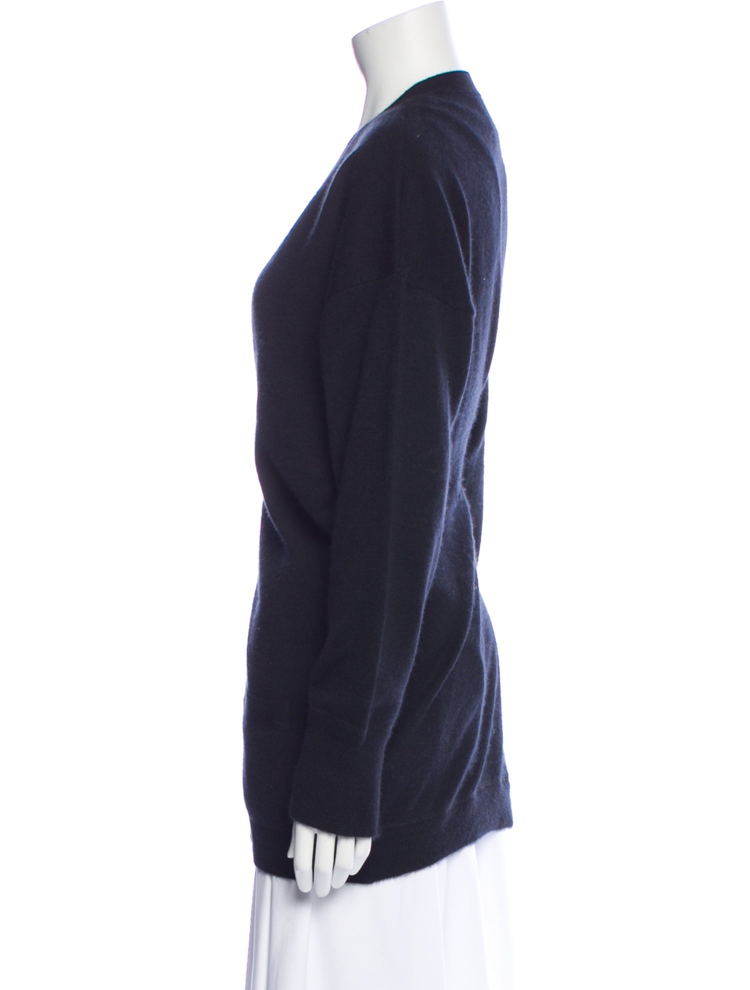 SPRWMN Cashmere Plunge Neckline Sweater