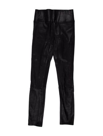 SPRWMN Leather Wide Leg Pants