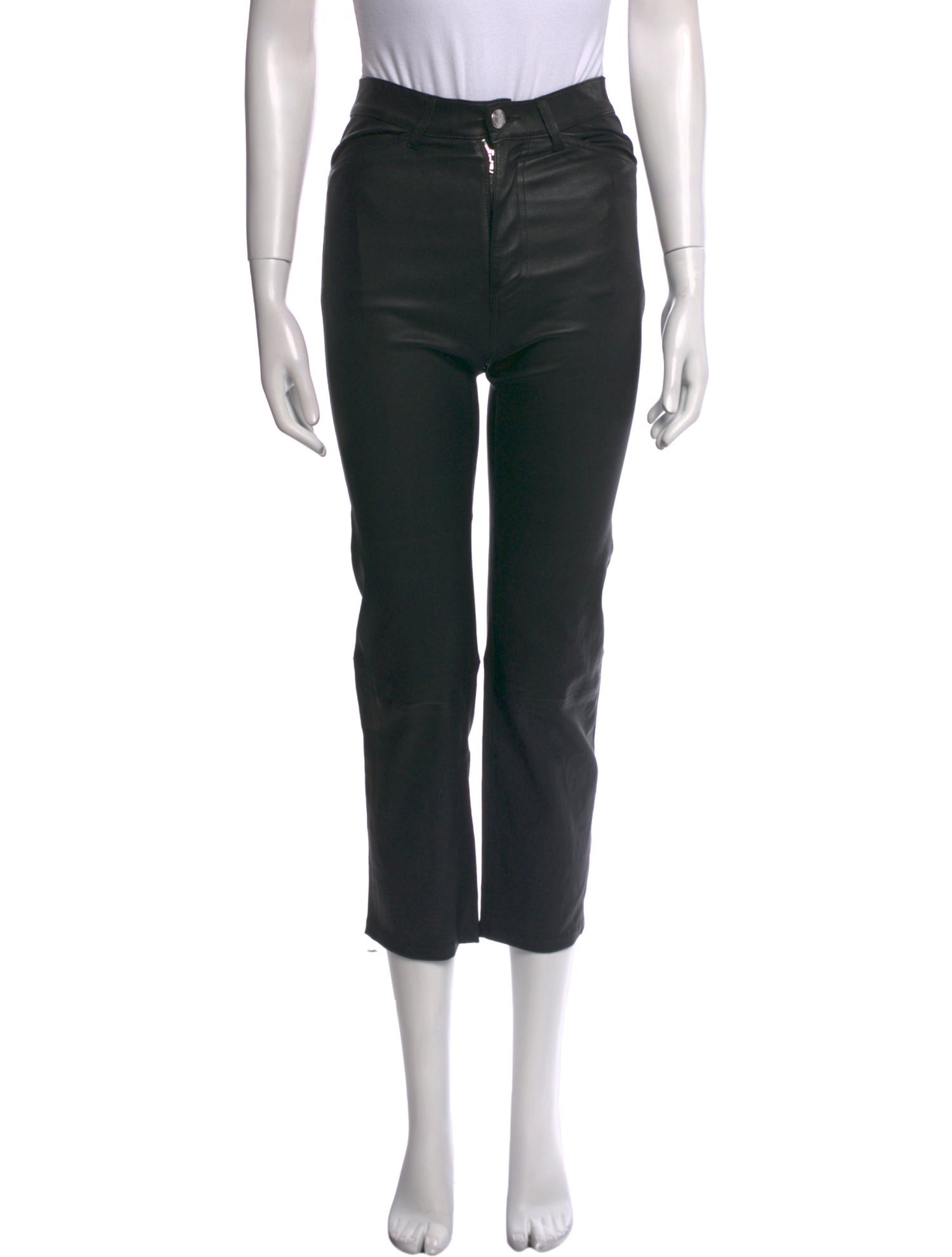SPRWMN Leather Straight Leg Pants