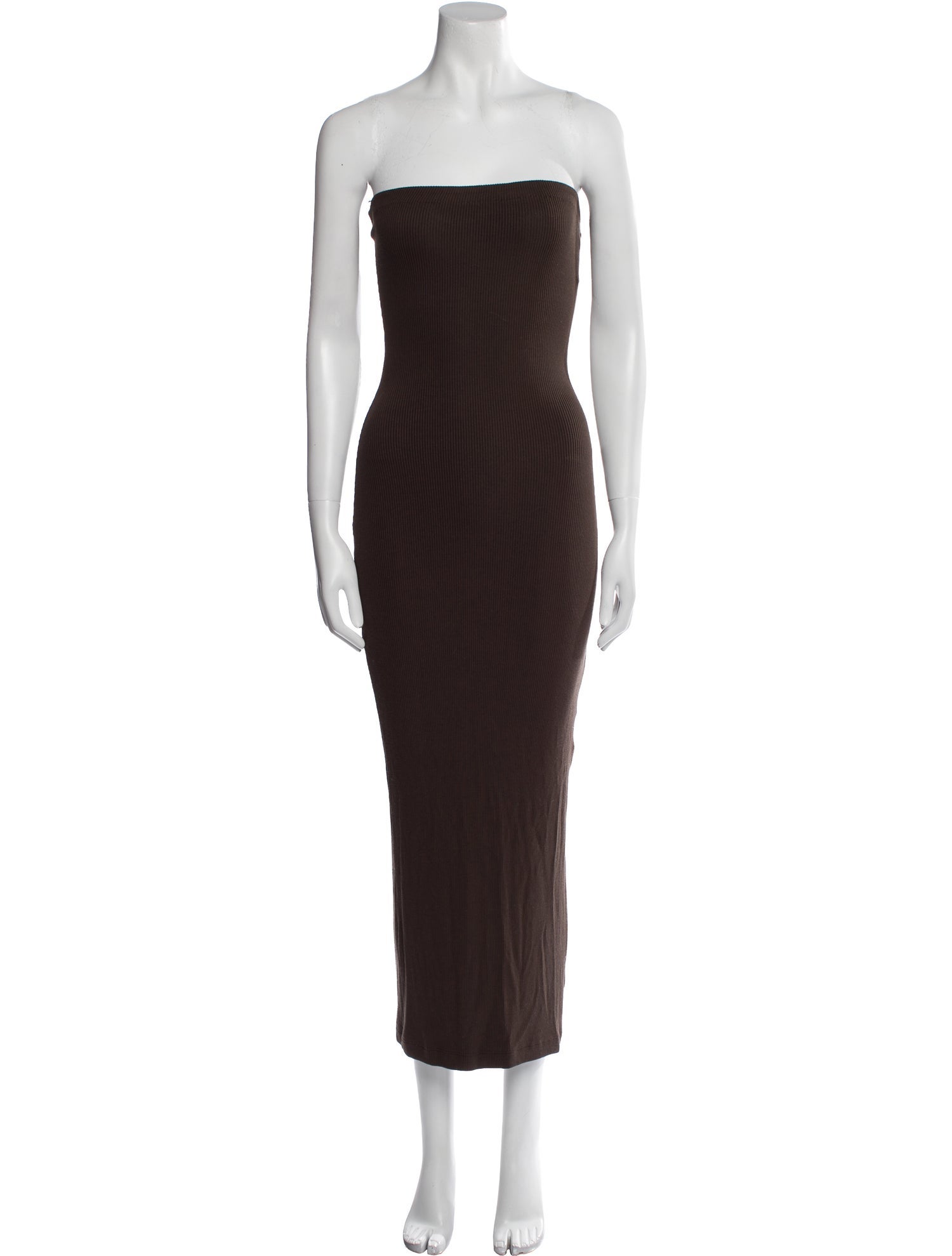 SPRWMN Strapless Midi Length Dress