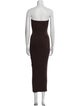 SPRWMN Strapless Midi Length Dress