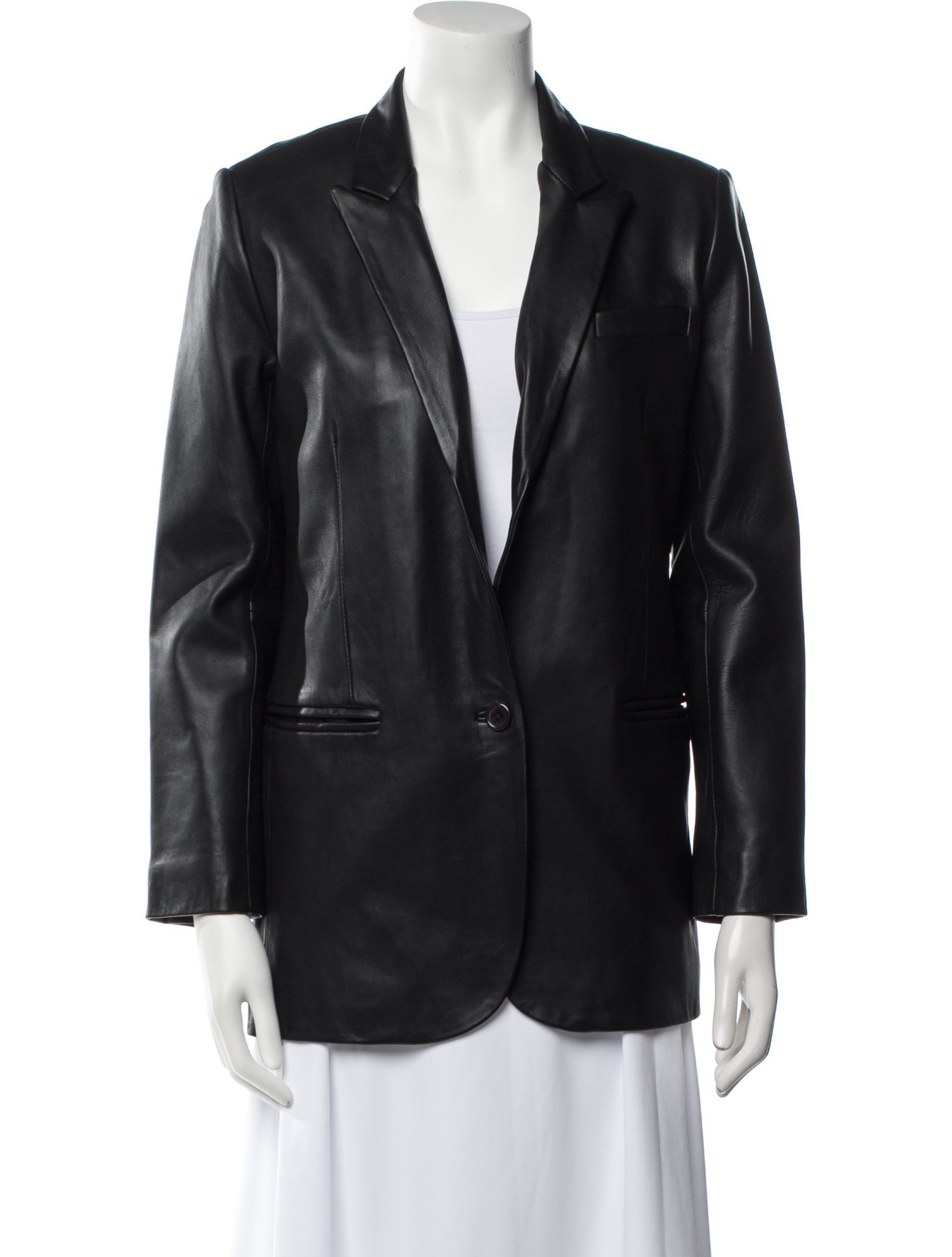 SPRWMN Leather Blazer w/ Tags