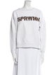 SPRWMN Graphic Print Crew Neck Sweatshirt