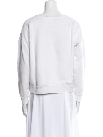 SPRWMN Graphic Print Crew Neck Sweatshirt