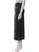 SPRWMN Lamb Leather Midi Length Skirt