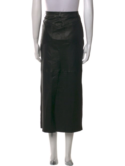 SPRWMN Lamb Leather Midi Length Skirt