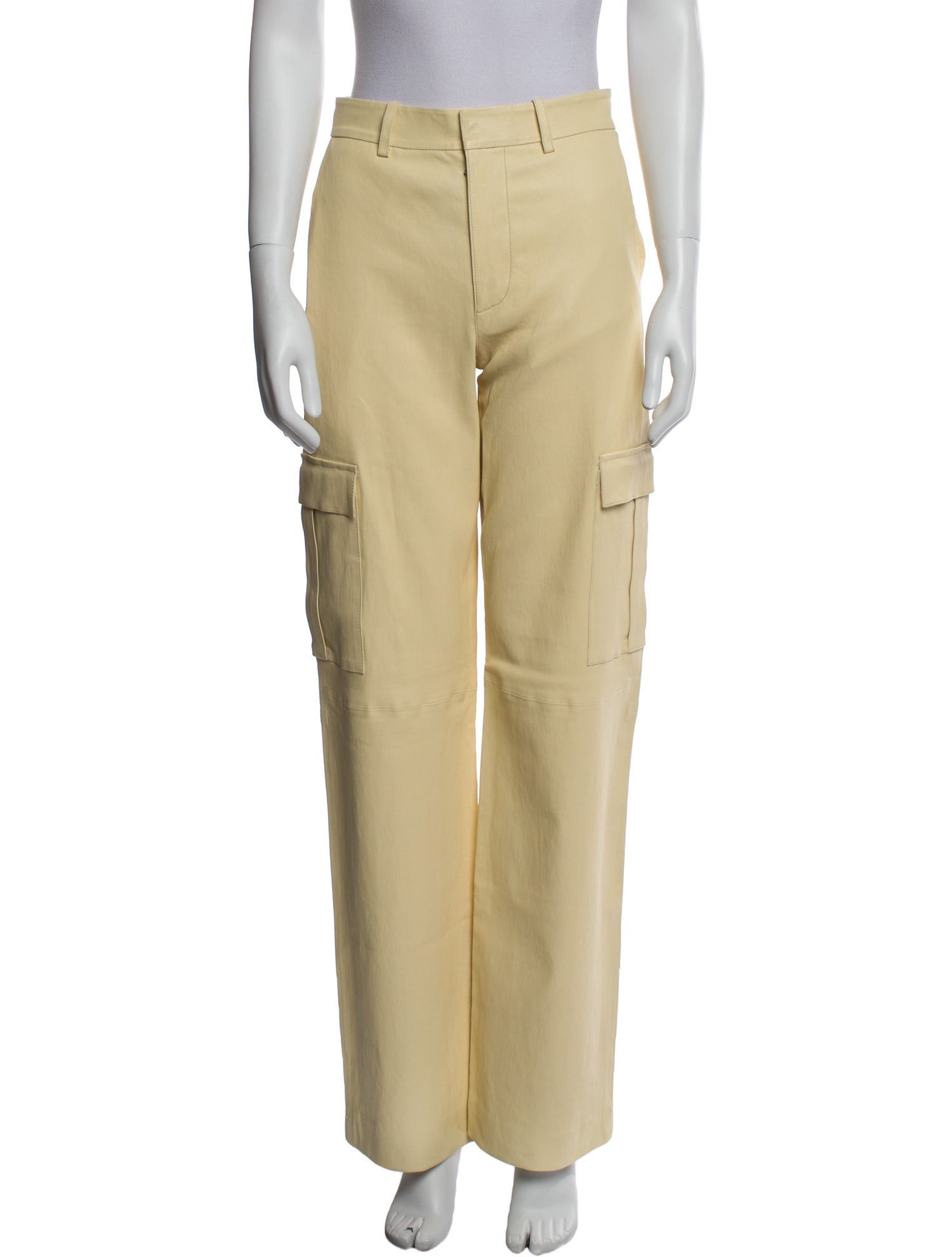 SPRWMN Lamb Leather Wide Leg Pants w/ Tags
