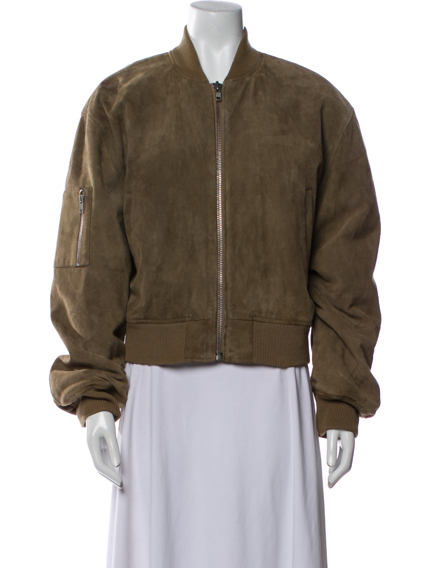 SPRWMN Lamb Leather Bomber Jacket
