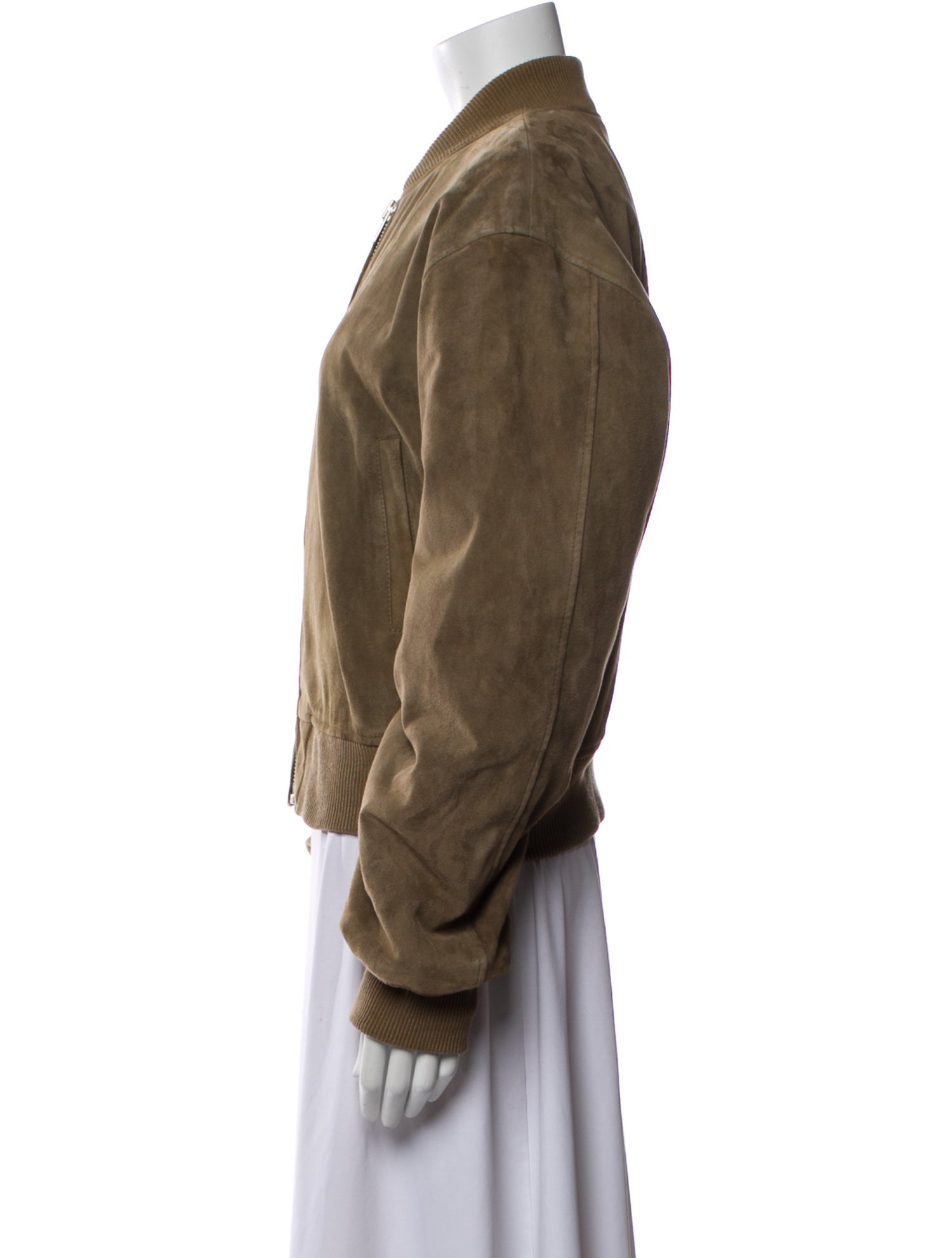 SPRWMN Lamb Leather Bomber Jacket