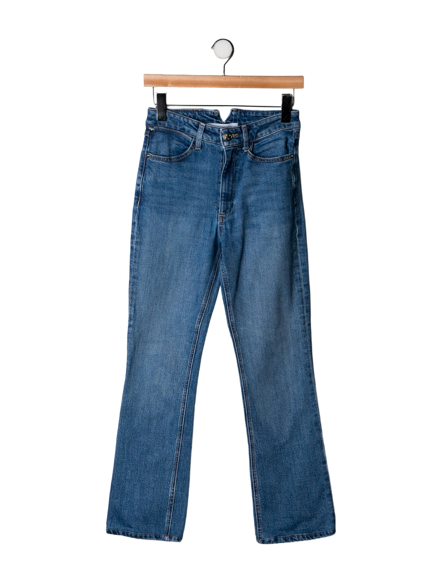 SPRWMN Mid-Rise Straight Leg Jeans