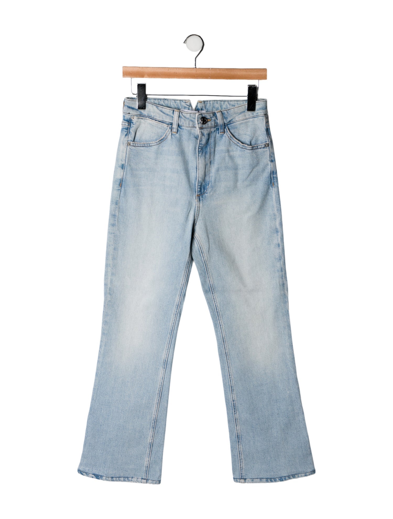 SPRWMN Mid-Rise Wide Leg Jeans