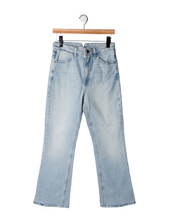 SPRWMN Mid-Rise Wide Leg Jeans
