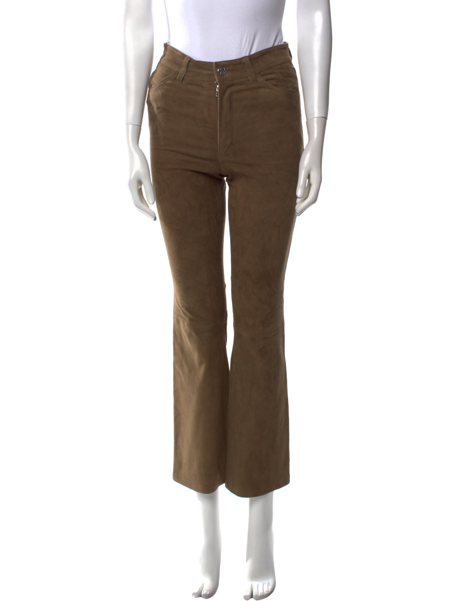 SPRWMN Lamb Leather Straight Leg Pants