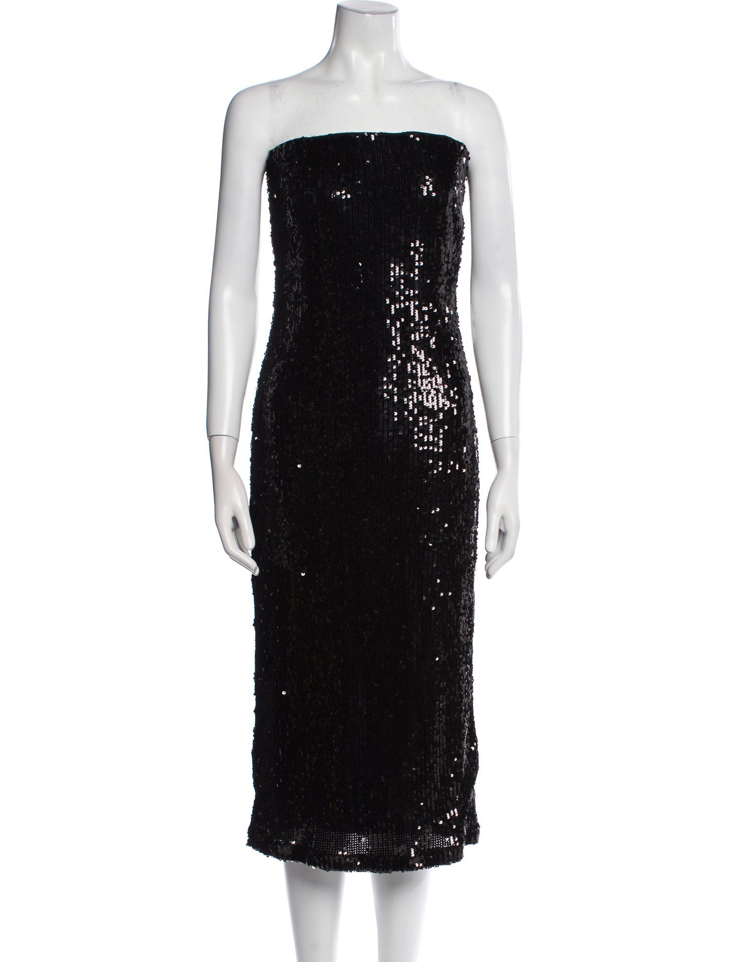 SPRWMN Strapless Midi Length Dress