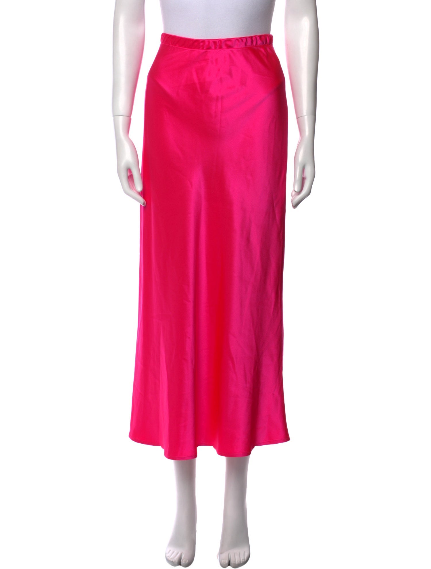 SPRWMN Silk Midi Length Skirt