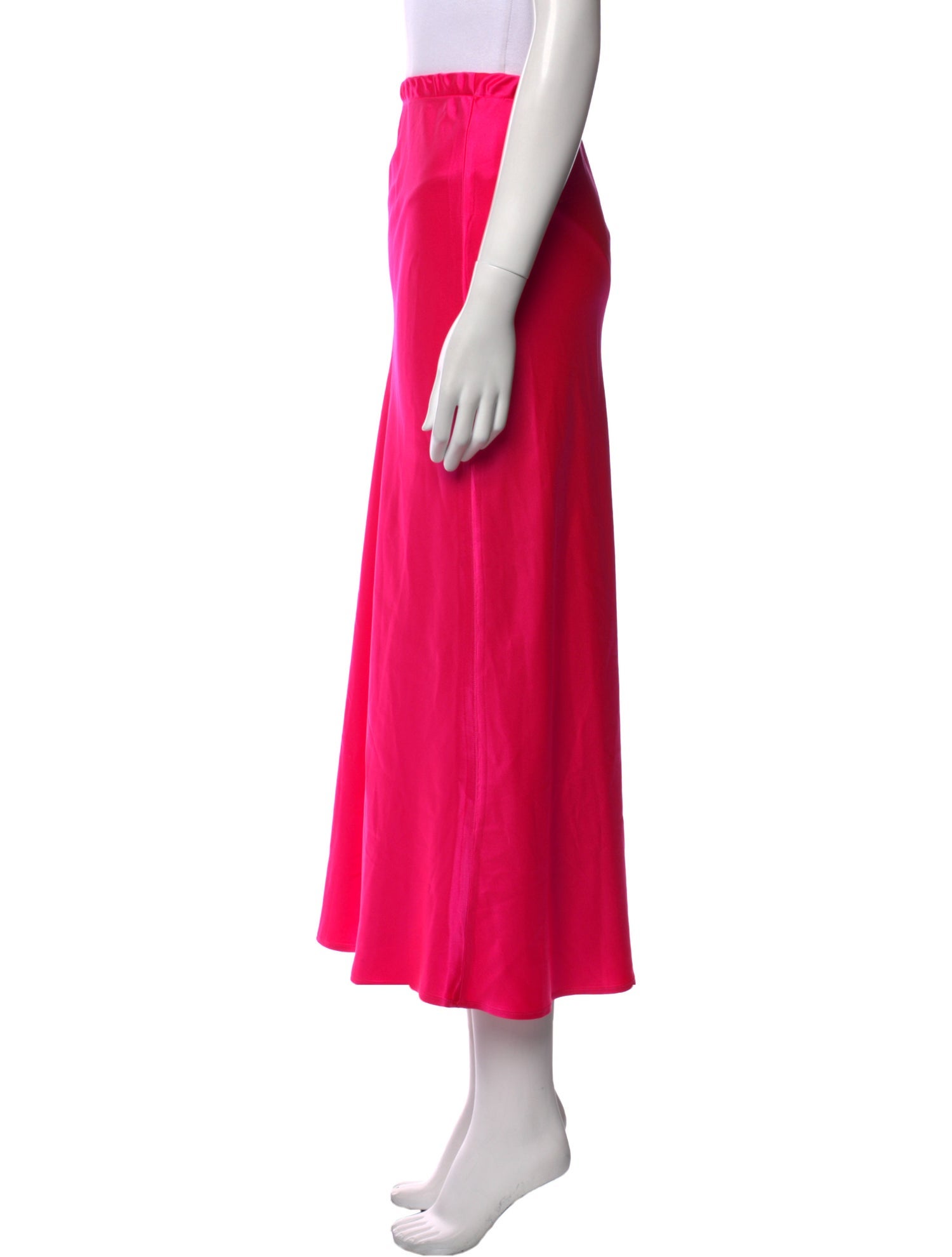 SPRWMN Silk Midi Length Skirt