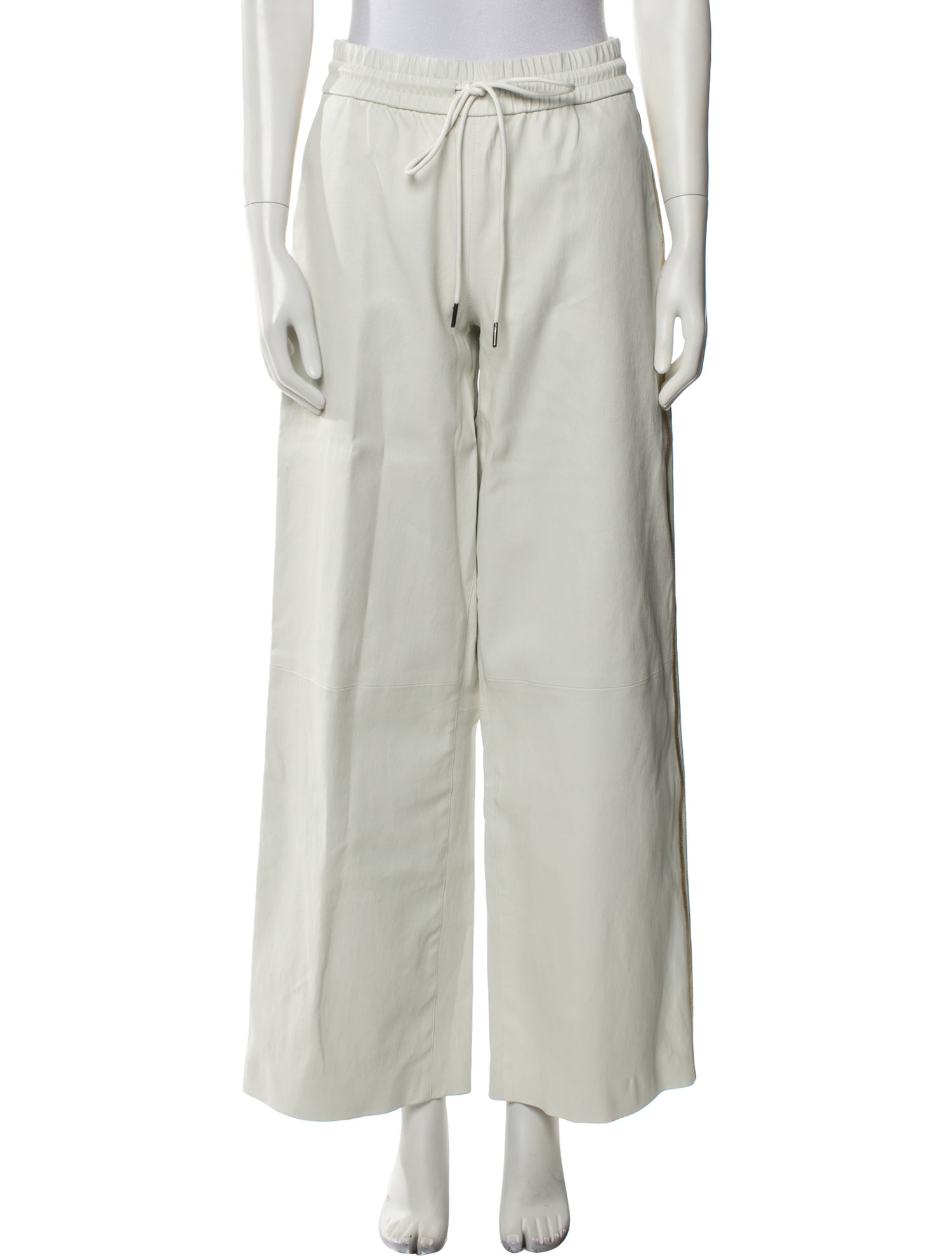 SPRWMN Leather Wide Leg Pants