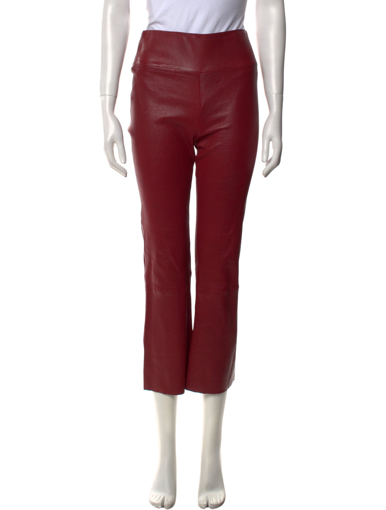 SPRWMN Lamb Leather Straight Leg Pants