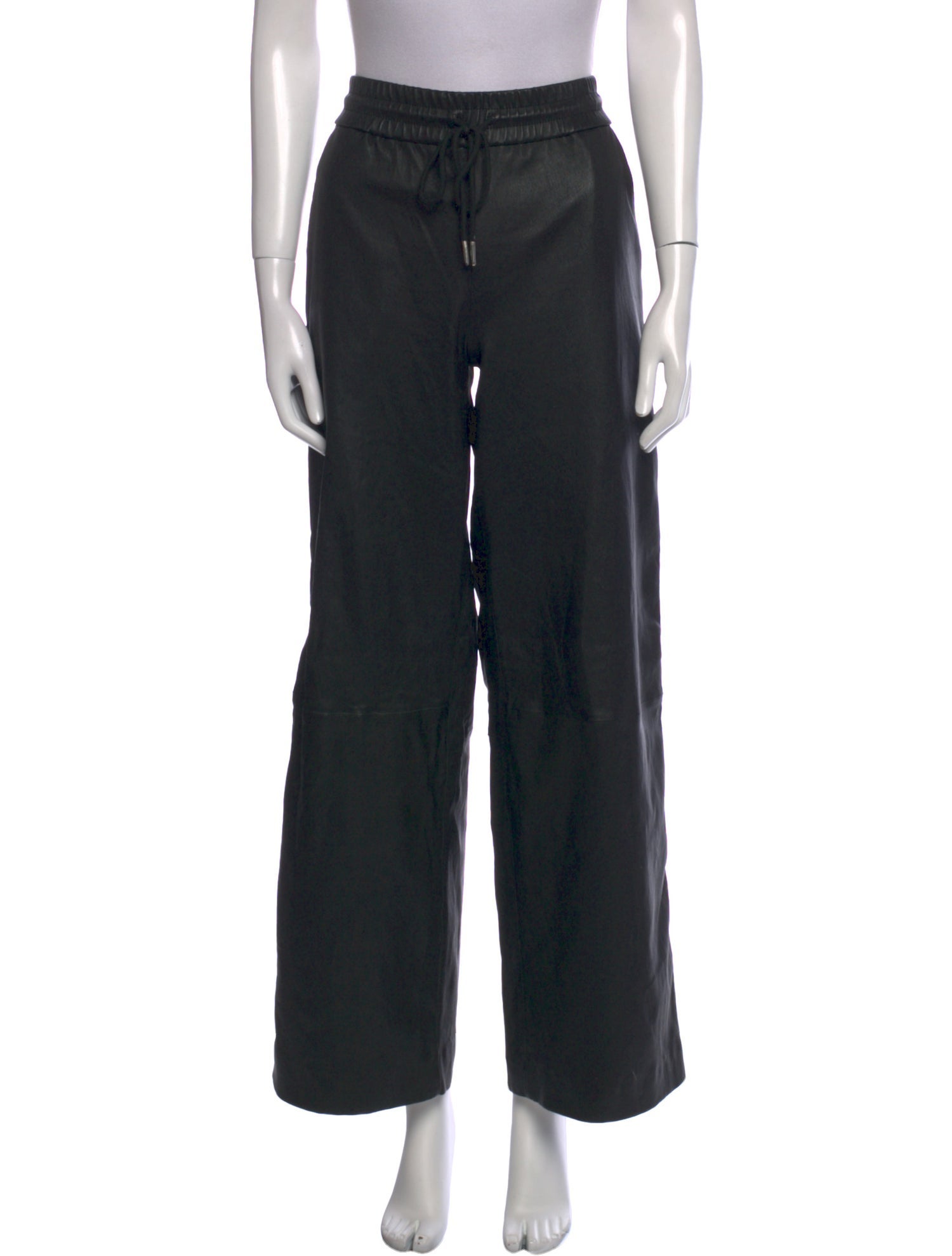 SPRWMN Leather Wide Leg Pants