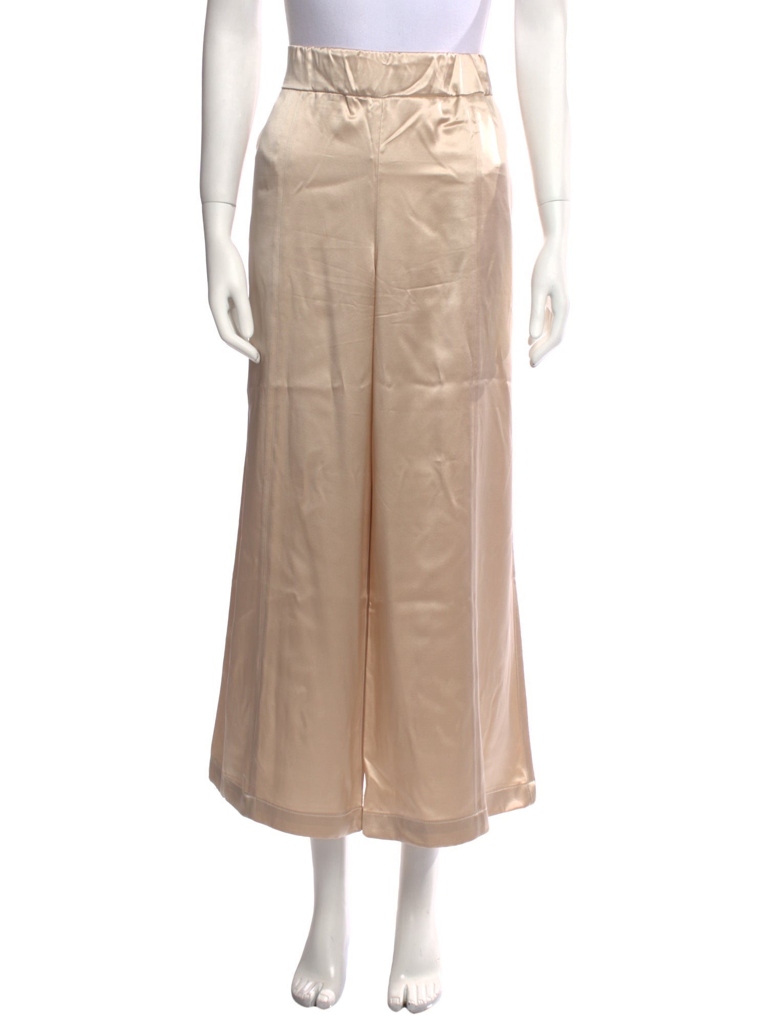 SPRWMN Silk Wide Leg Pants