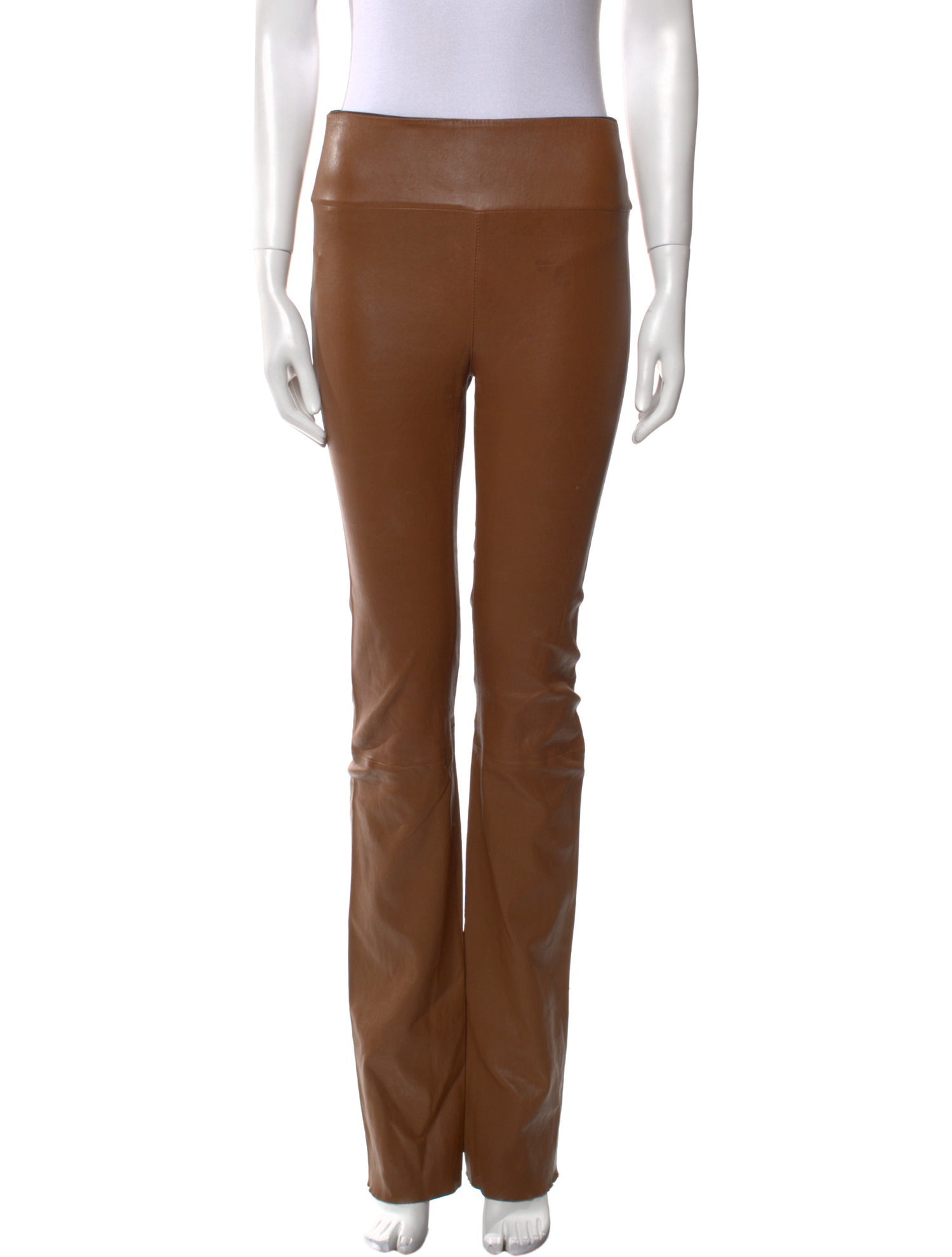 SPRWMN Leather Straight Leg Pants