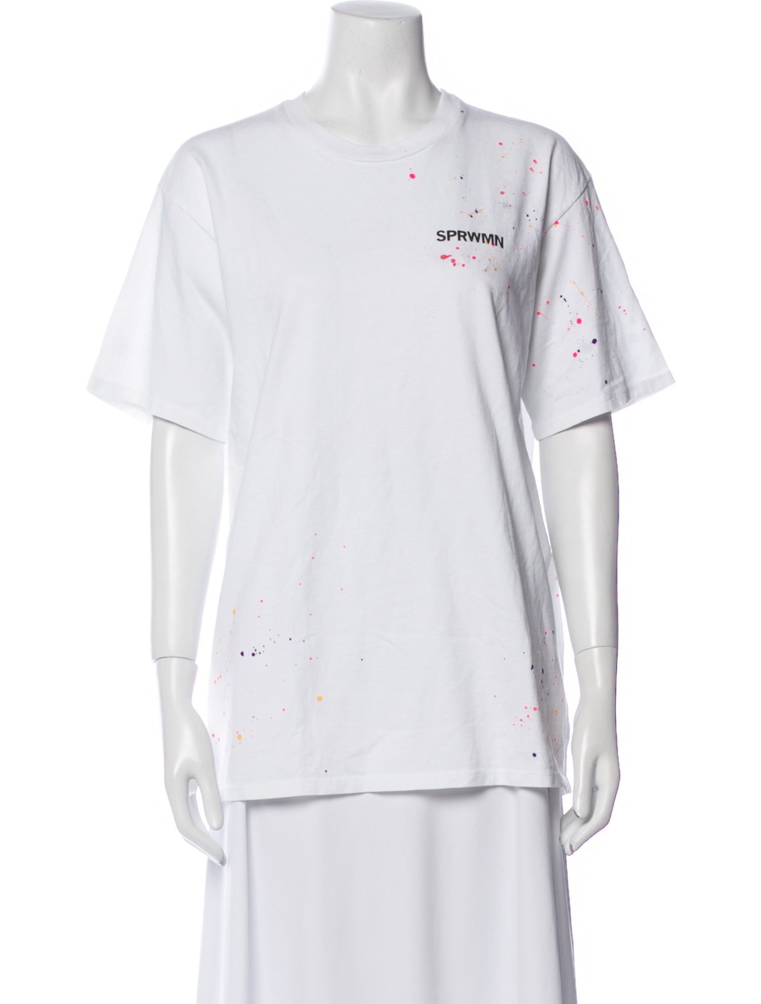 SPRWMN Graphic Print Crew Neck T-Shirt