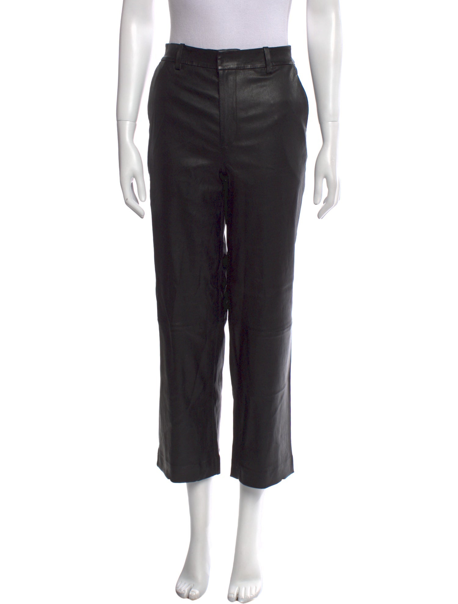 SPRWMN Lamb Leather Wide Leg Pants
