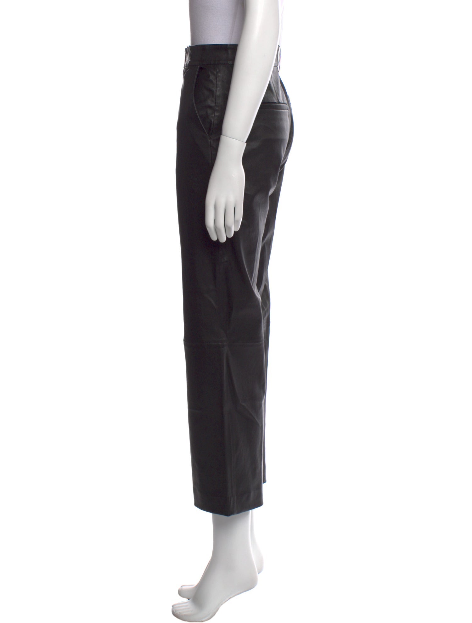 SPRWMN Lamb Leather Wide Leg Pants