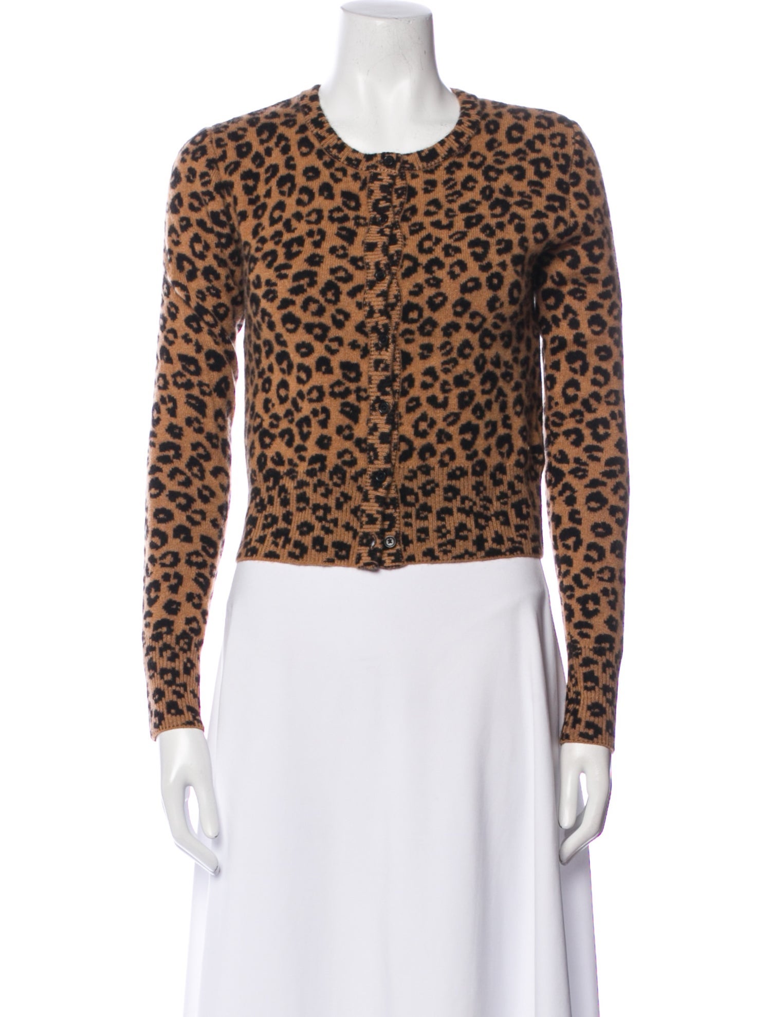 SPRWMN Cashmere Animal Print Sweater