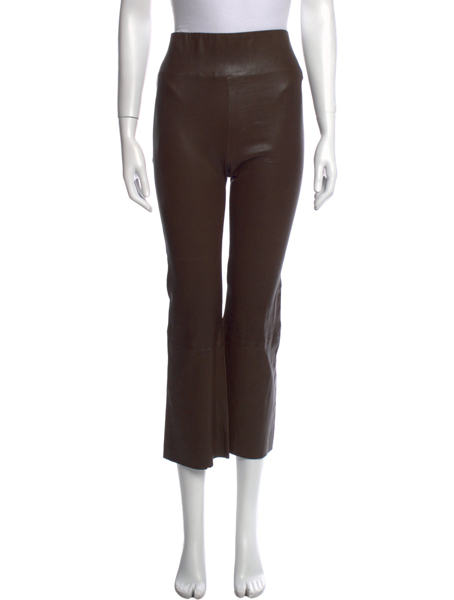 SPRWMN Leather Wide Leg Pants