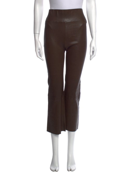 SPRWMN Leather Wide Leg Pants
