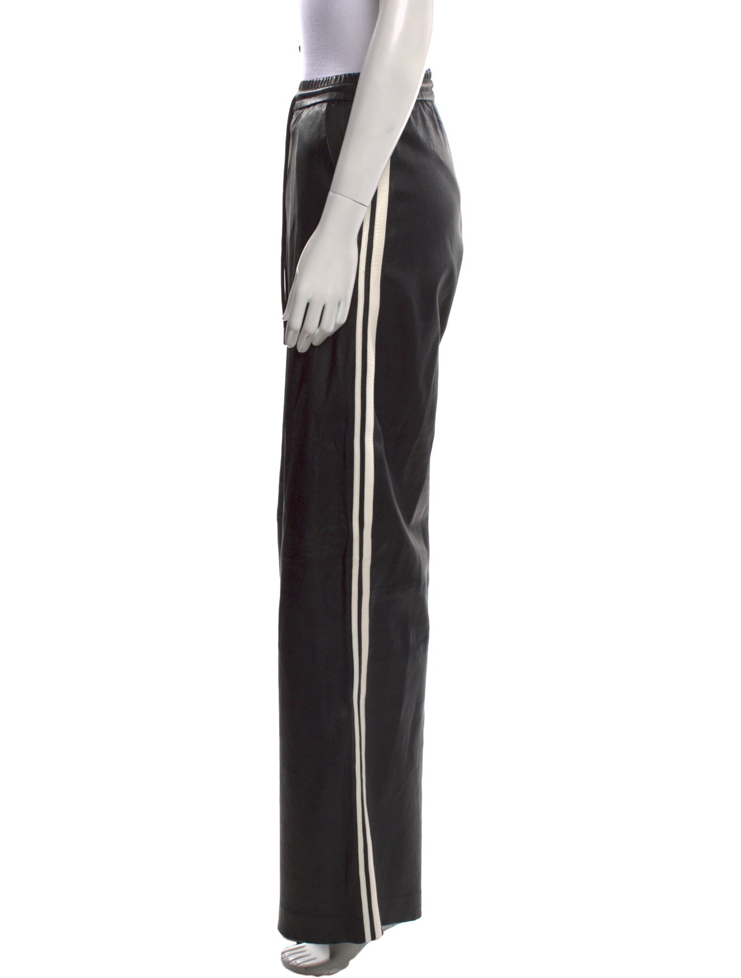 SPRWMN Lamb Leather Wide Leg Pants