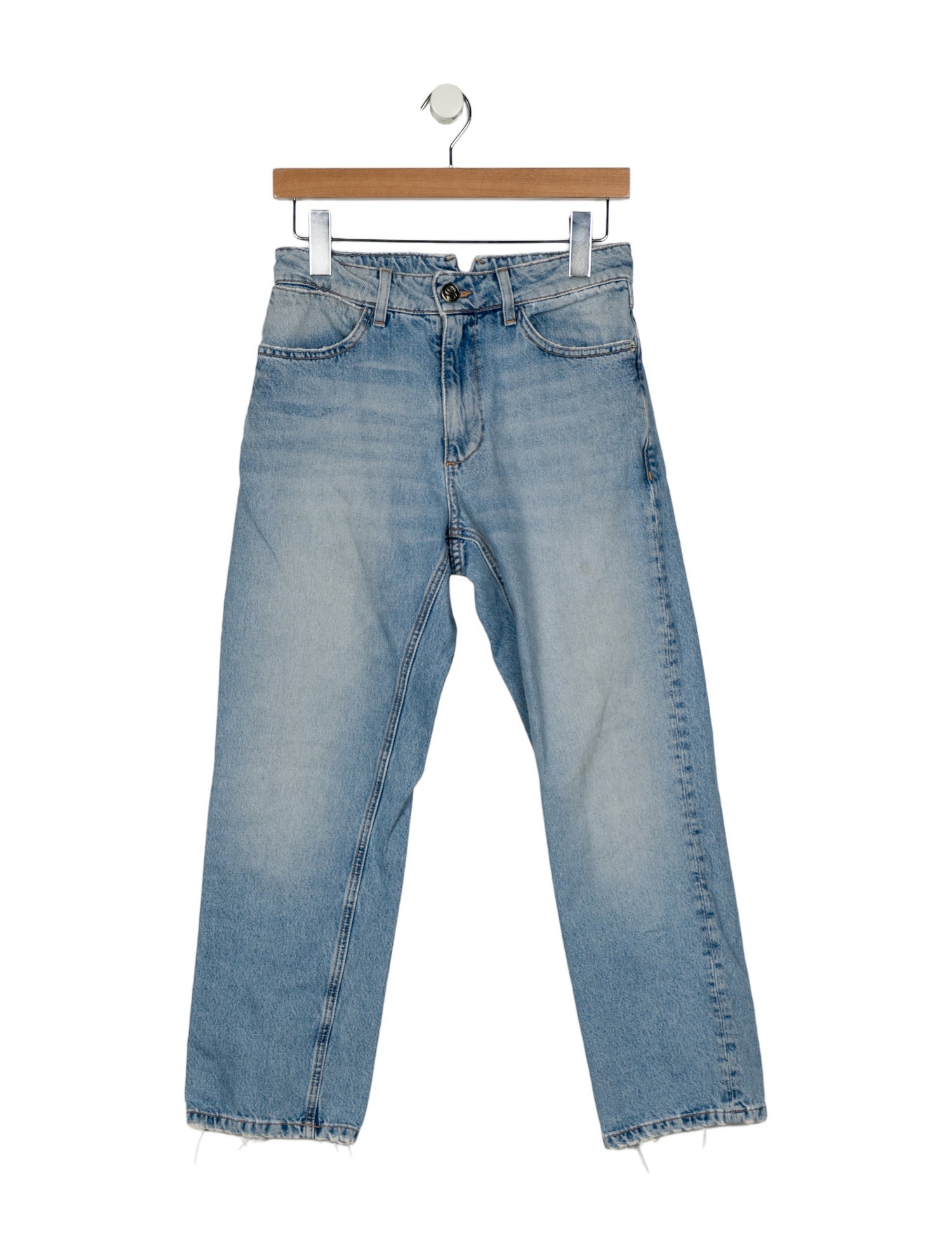 SPRWMN Mid-Rise Straight Leg Jeans