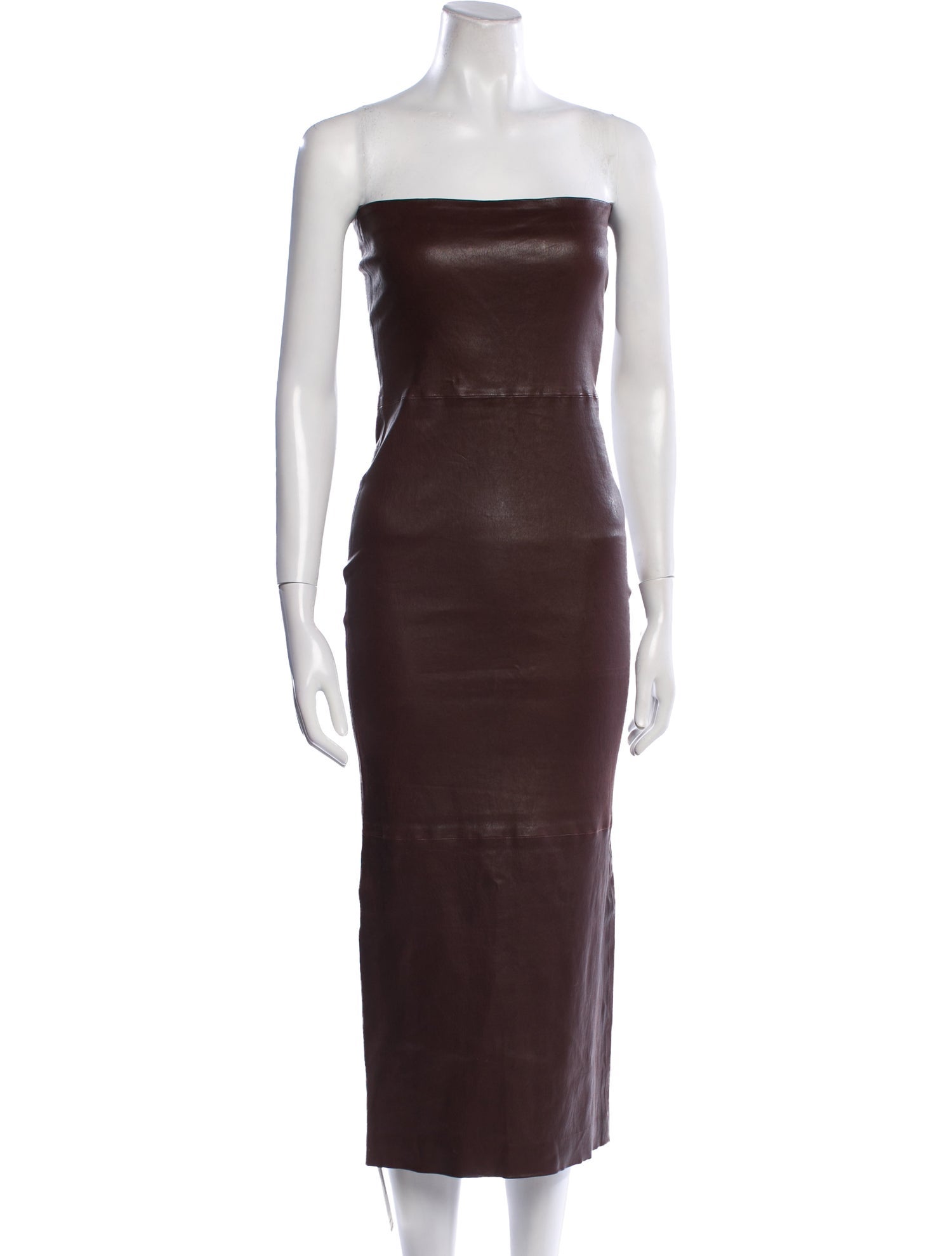 SPRWMN Leather Midi Length Dress