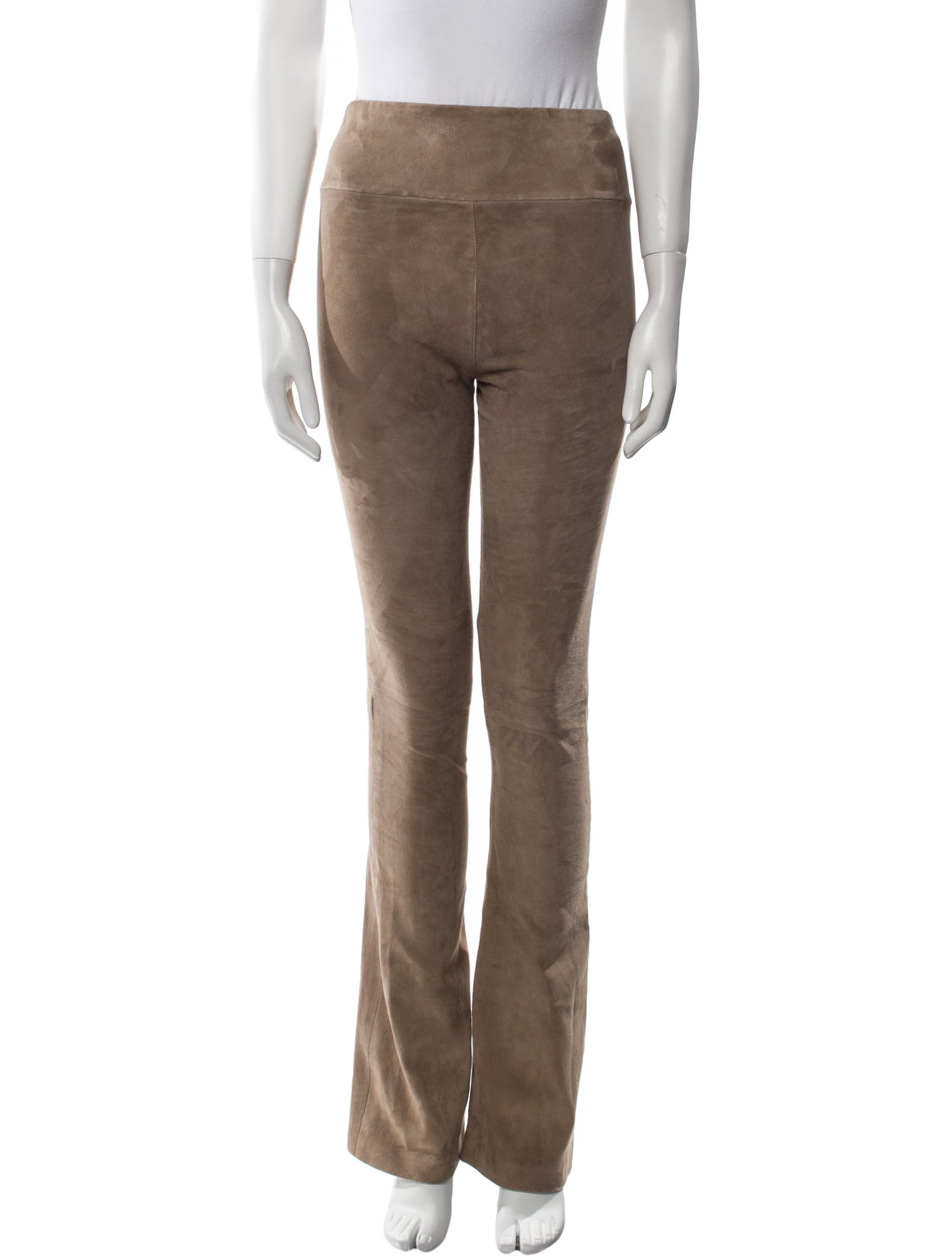 SPRWMN Suede Straight Leg Pants