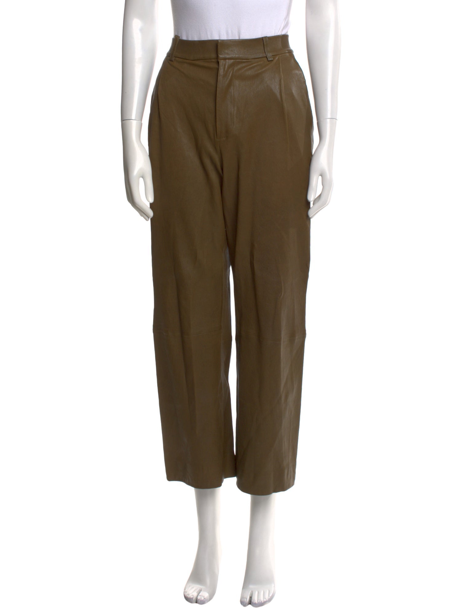 SPRWMN Lamb Leather Straight Leg Pants