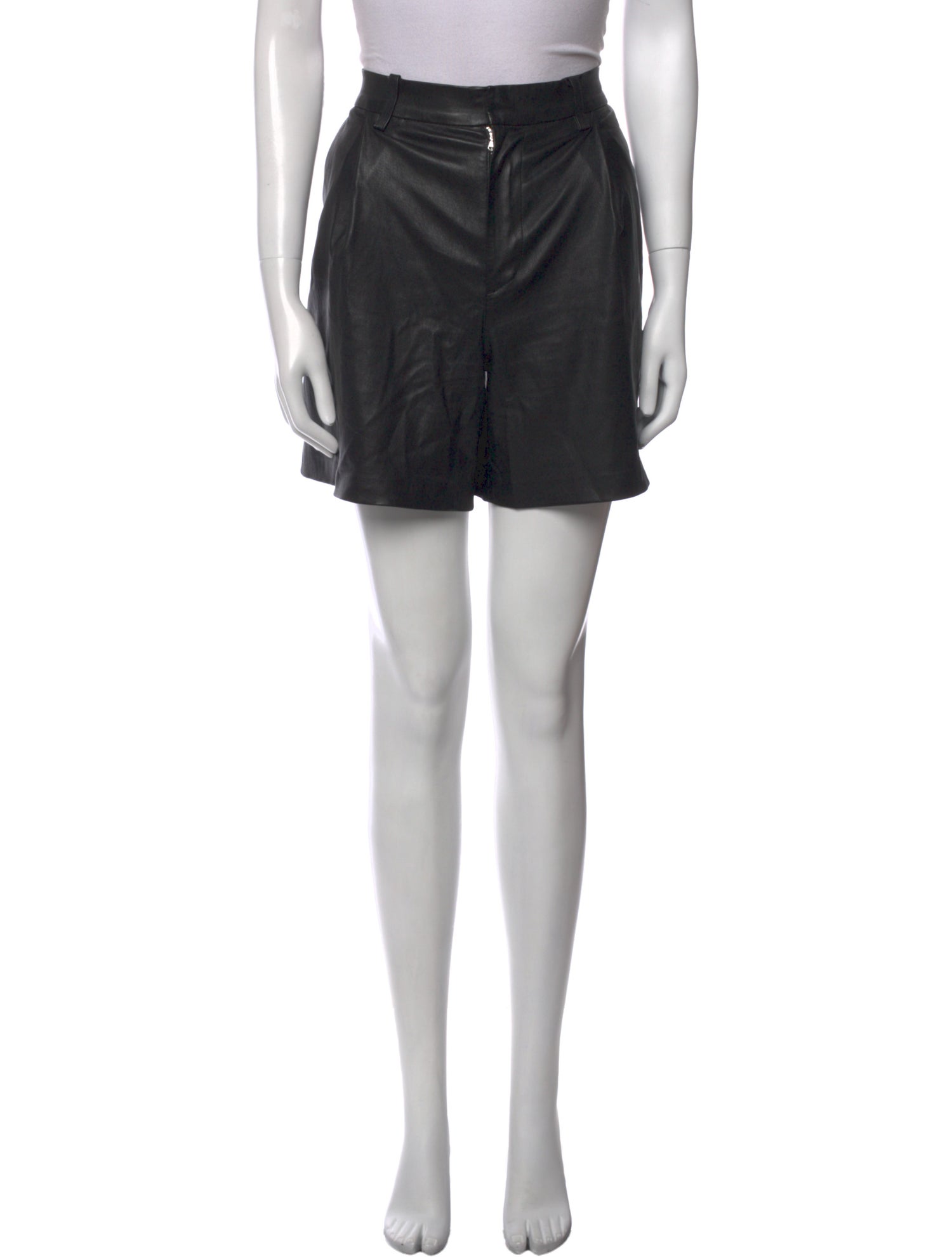 SPRWMN Lamb Leather Mini Shorts