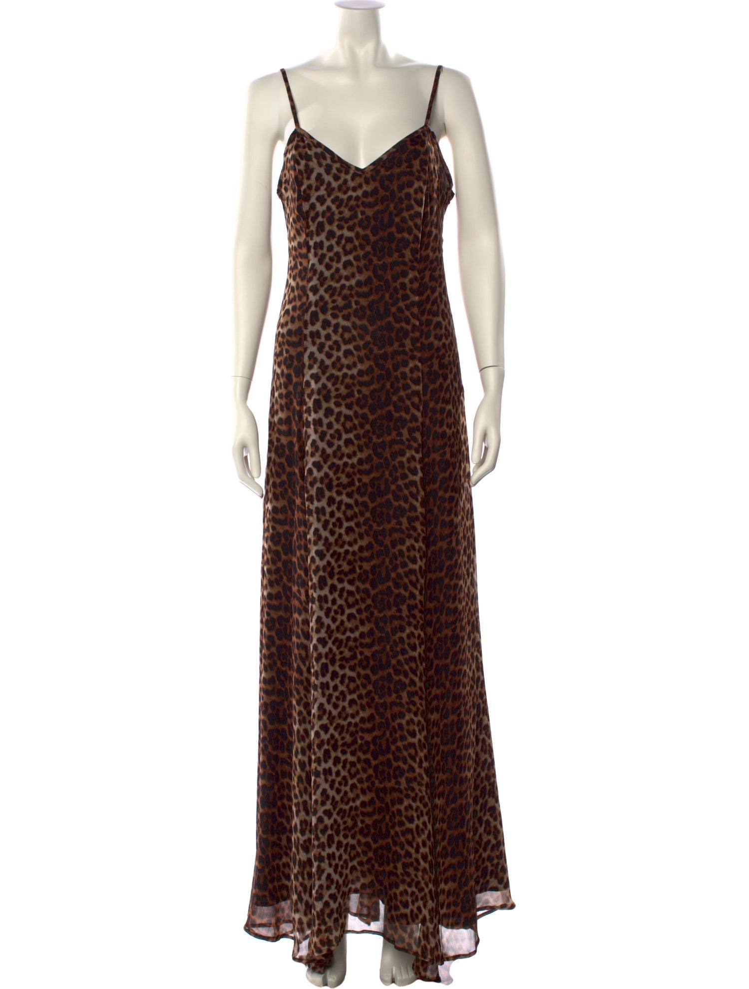 SPRWMN Animal Print Long Dress